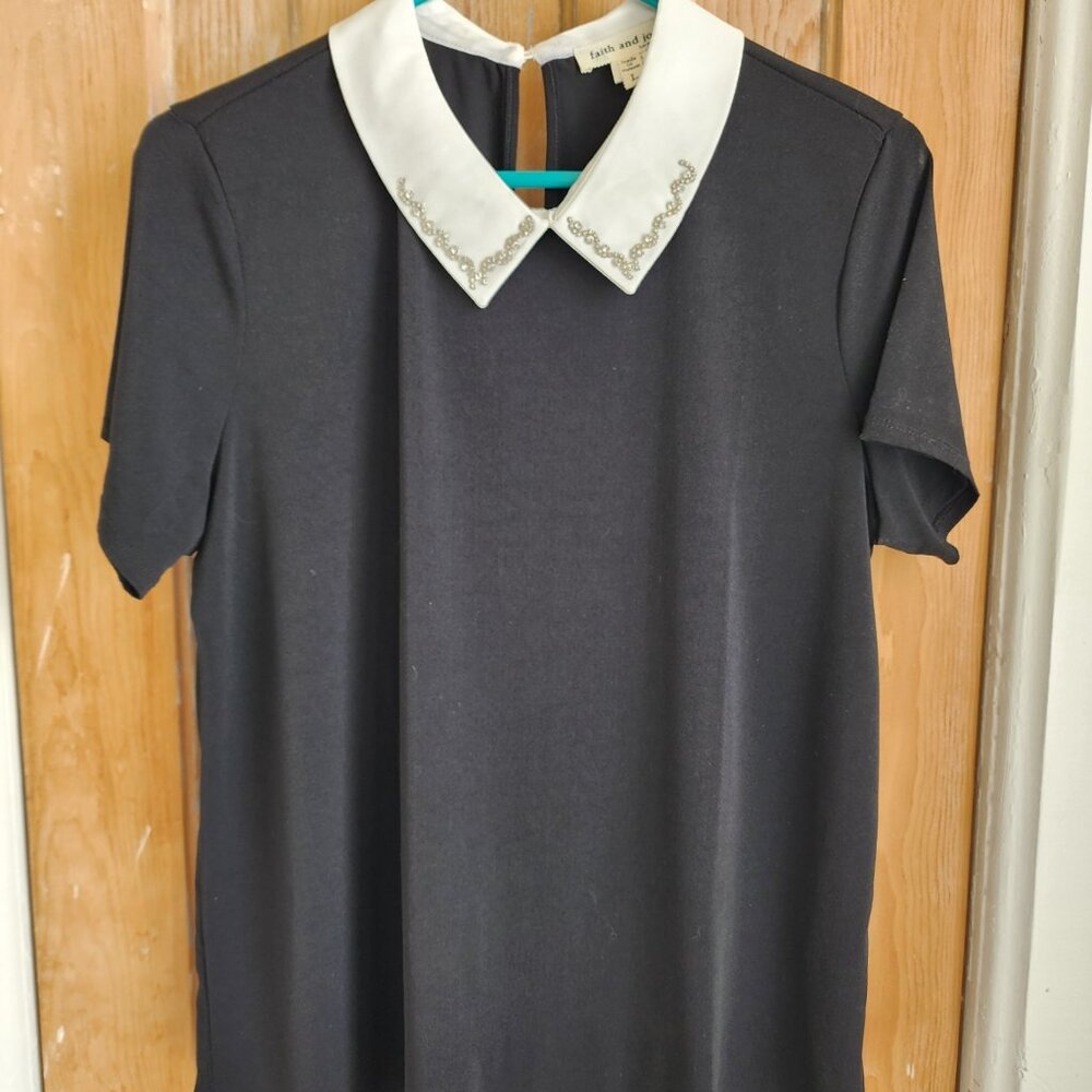 Never worn collared rhinestone shirt